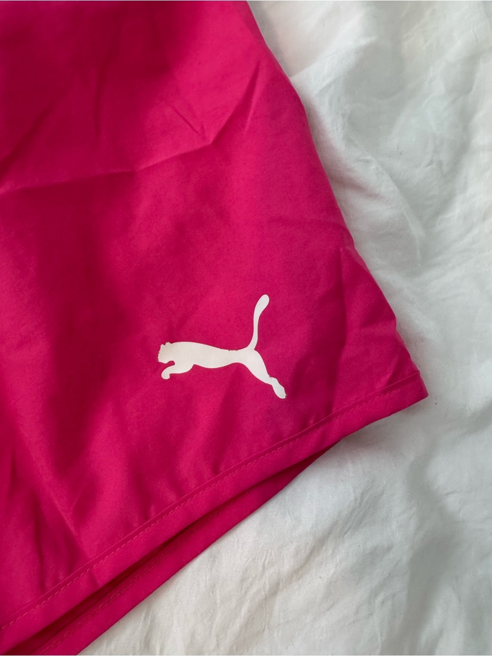 Puma Women’s Bright Pink Athletic Running Shorts - Picture 2 of 5
